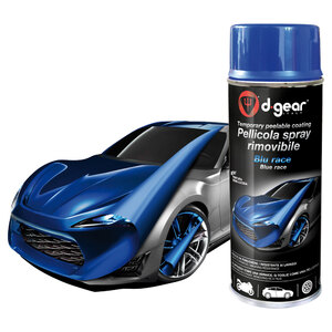 D-GEAR - Vernice-removibile spray Blu Race - D-GEAR - Vernice-removibile spray