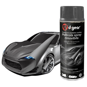 D-GEAR - Vernice-removibile spray Grigio Quantum - D-GEAR - Vernice-removibile spray