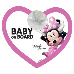 DISNEY - Targhetta Baby on board Minnie - DISNEY - Targhetta Baby on board