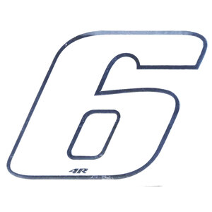 GAT - Adesivi lettere e numeri Numeri Gara - GAT - Adesivi lettere e numeri