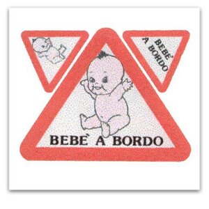 GAT - Adesivi rifrangenti Bebè a bordo - GAT - Adesivi rifrangenti