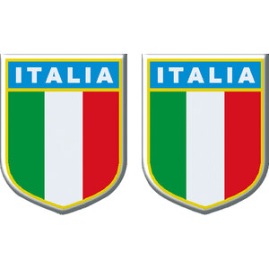 GAT - Emblema 3D Scudetto Italia 3D - GAT - Emblema 3D
