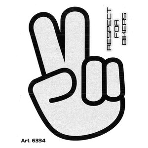 GAT - Adesivi Saluto motociclista - GAT - Adesivi