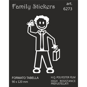 GAT - Adesivi Papà con smartphone - GAT - Adesivi