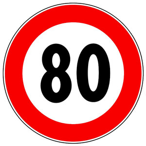 GAT - Adesivi Vari Limite velocita' - GAT - Adesivi Vari