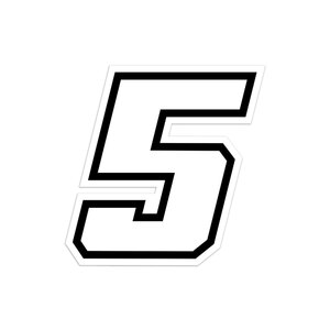 GAT - Numeri e lettere adesive Race moto GP - GAT - Numeri e lettere adesive