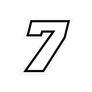 GAT - Numeri e lettere adesive Race moto GP - GAT - Numeri e lettere adesive