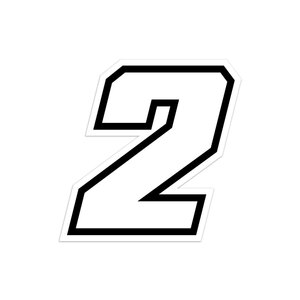 GAT - Numeri e lettere adesive Race moto GP - GAT - Numeri e lettere adesive