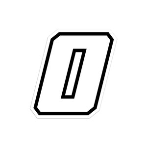 GAT - Numeri e lettere adesive Race moto GP - GAT - Numeri e lettere adesive