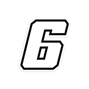 GAT - Numeri e lettere adesive Race moto GP - GAT - Numeri e lettere adesive