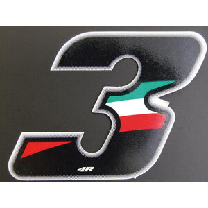 GAT - Numeri e lettere adesive Flag - GAT - Numeri e lettere adesive