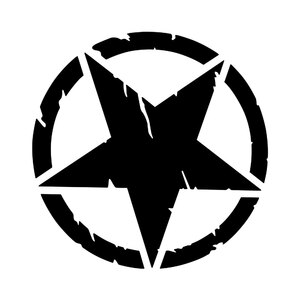 GAT - Adesivi Stella Army - GAT - Adesivi