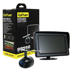 GOTHAM - Retrocamere e frontecamere Kit retrocamera con display LCD - GOTHAM - Retrocamere e frontecamere