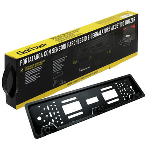 GOTHAM - Sensori di parcheggio Kit portatarga EU con sensori - GOTHAM - Sensori di parcheggio