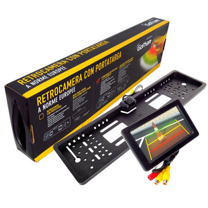 GOTHAM - Retrocamere e frontecamere Portatarga con retrocamera e monitor - GOTHAM - Retrocamere e frontecamere