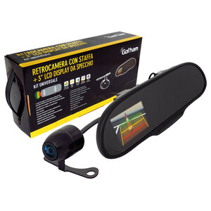GOTHAM - Retrocamere e frontecamere Retrocamera con staffa - specchio 3 - GOTHAM - Retrocamere e frontecamere