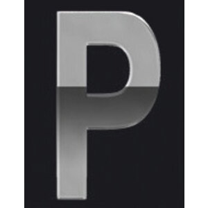 LAMPA - Adesivi lettere e numeri Chrome Logo - LAMPA - Adesivi lettere e numeri