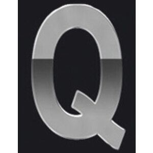 LAMPA - Adesivi lettere e numeri Chrome Logo - LAMPA - Adesivi lettere e numeri