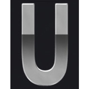 LAMPA - Adesivi lettere e numeri Chrome Logo - LAMPA - Adesivi lettere e numeri