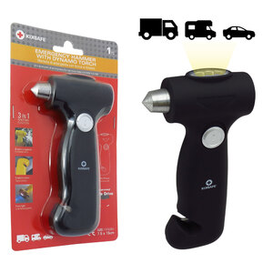 KIKSAFE - Martello salvavita Con luce - KIKSAFE - Martello salvavita