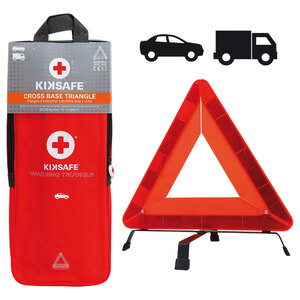 KIKSAFE - Triangolo emergenza con base a croce - KIKSAFE - Triangolo emergenza