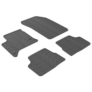 LAMPA - Tappeti in gomma-Pvc specifico Fiat 600 2023> - LAMPA Fiat 600 2023 > 5 porte cambio automatico - In Gomma-Pvc specifico