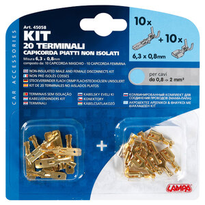 LAMPA - Capicorda Non isolati, piatti - LAMPA - Capicorda