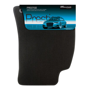 MINERVA - Tappeti in moquette specifico Prestige Nero Fiat 500 NUOVA - MINERVA Fiat 500 NUOVA 2010- - In Moquette specifico