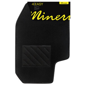MINERVA - Tappeti in moquette universale Easy - MINERVA Abarth 500, Grande Punto, Alfa Romeo Giulia 2Wd, Giulietta, Mito, Stelvio, Audi A1, A3, A4, A4 Allroad - In Moquette universale