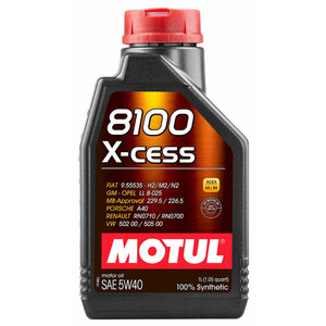 MOTUL - Olio motore 8100 X-Cess 5W40 - MOTUL - Olio motore