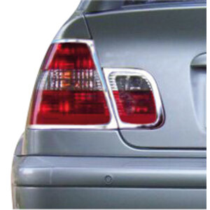 NEXT-CHROME - Profili cromati fari Bmw Serie 3 E46  1998>2002 - NEXT-CHROME Bmw Serie 3 E46  1998 > 2002 4_porte - Profili cromati fari