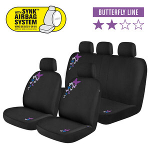 NORRIS - Set coprisedili Fashion - Butterfly - NORRIS - Set coprisedili