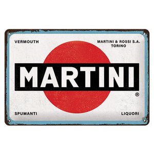 NOSTALGIC ART - Cartello in latta Martini - NOSTALGIC ART - Cartello in latta