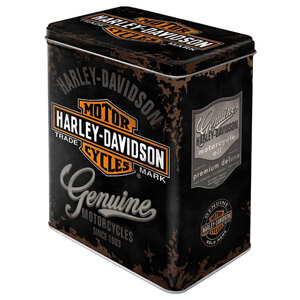 NOSTALGIC ART - Scatola in latta Harley Davidson - NOSTALGIC ART - Scatola in latta