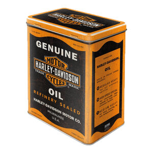 NOSTALGIC ART - Scatola in latta Harley Davidson Genuine Oil - NOSTALGIC ART - Scatola in latta