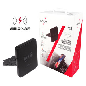 NOVAK - Supporto-caricabatteria wireless Da presa d'aria - NOVAK - Supporto-caricabatteria wireless