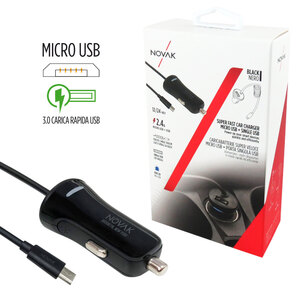 NOVAK - Cavo ricarica 12V + USB Super veloce - NOVAK - Cavo ricarica 12V