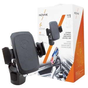 NOVAK - Supporto-caricabatteria wireless Per porta bicchiere - NOVAK - Supporto-caricabatteria wireless