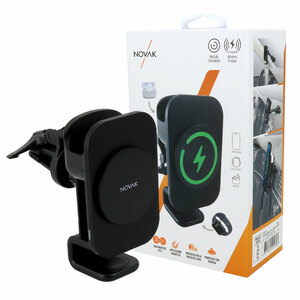 NOVAK - Supporto-caricabatteria wireless MagSafe da presa aria - NOVAK - Supporto-caricabatteria wireless