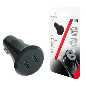 NOVAK - USB da presa accendisigari Doppio Type C - NOVAK - USB da presa accendisigari