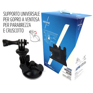 NOVAK - Supporti vari Supporto a ventosa Per GOPRO - NOVAK - Supporti vari