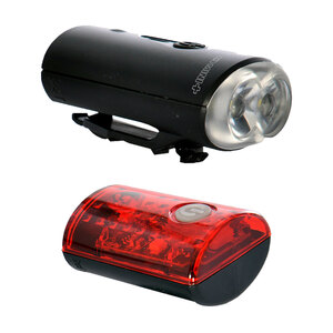 OXFORD - Kit luci anteriore + posteriore Mini Plus - OXFORD - Kit luci anteriore + posteriore