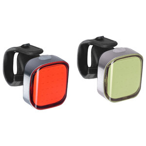 OXFORD - Kit luci anteriore + posteriore Ut Cube Light Set - OXFORD - Kit luci anteriore + posteriore