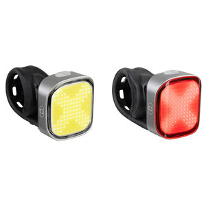 OXFORD - Kit luci anteriore + posteriore Ultratorch Cube-X LED Set - OXFORD - Kit luci anteriore + posteriore