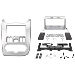 Installazione Mascherina 2 din - PHONOCAR Dacia Duster, Logan, Sandero PHONOCAR