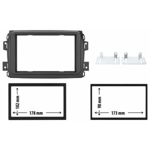 PHONOCAR - Installazione Mascherina 2 din Fiat Ducato 2020> - PHONOCAR Fiat Ducato 2020 > - Installazione