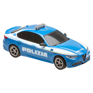 REEL TOYS - Modellino radio comandato Alfa Romeo Giulia Polizia - REEL TOYS - Modellino radio comandato