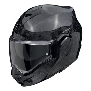SCORPION EXO - Casco Modulare Exo-Tech EVO Onyx Carbon - Casco Modulare