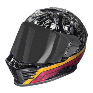 SIMPSON - Casco Integrale Venom Tatoo - Casco Integrale