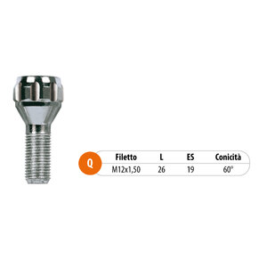 TECNOSTEEL - Bulloni antifurto e chiavi - TECNOSTEEL Nissan Micra, Note, Renault Clio, Espace, Kangoo, Laguna, Modus, Scenic, Twingo - Bulloni antifurto e chiavi